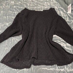 Black Knit Sweater
